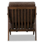 Poly & Bark Verity Leather Lounge Chair - Full Grain Genuine Italian Leather