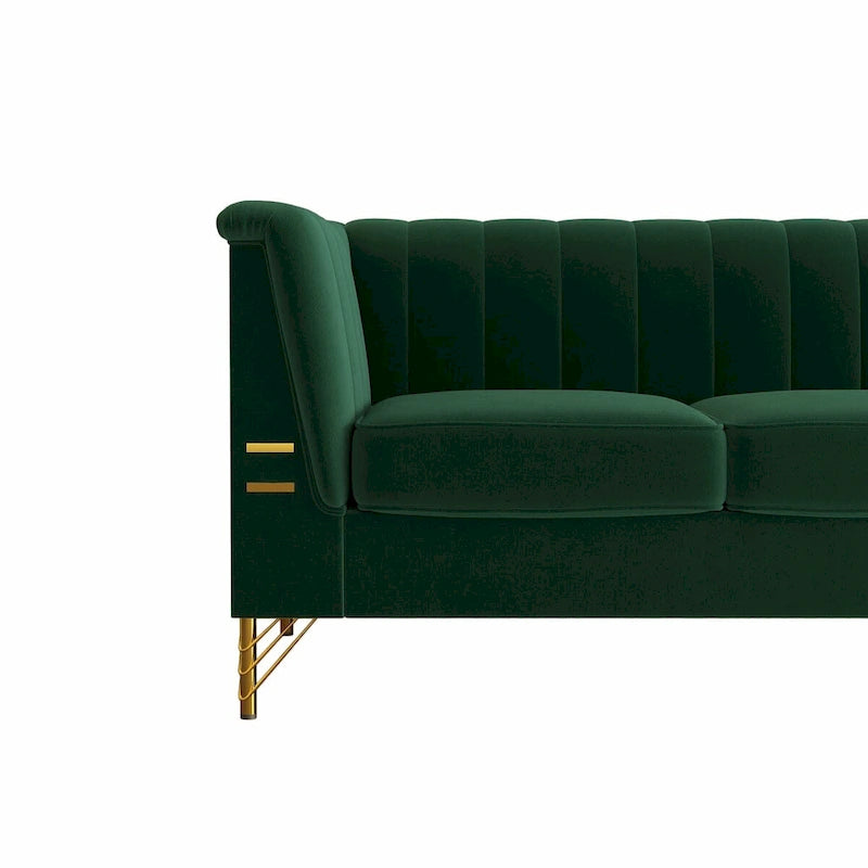 82.67 W Velvet Sofa