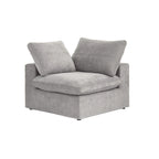 Commix Down Filled Corner Sectional Sofa 5-seats Couch with Ottoman