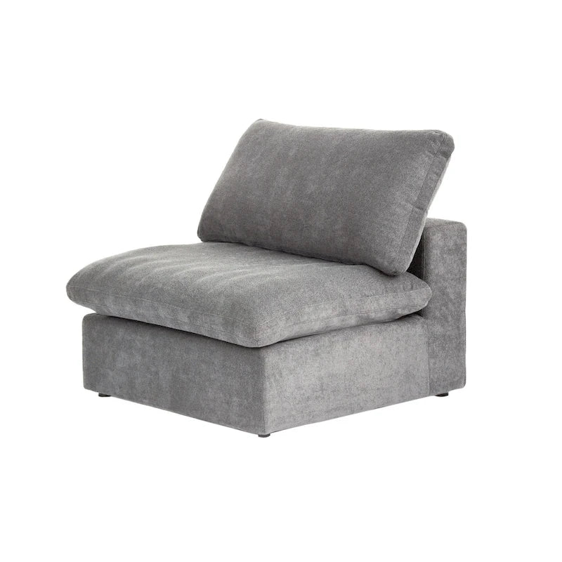 Commix Down Filled Corner Sectional Sofa 5-seats Couch with Ottoman