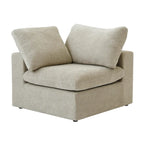 Commix Down Filled Corner Sectional Sofa 5-seats Couch with Ottoman