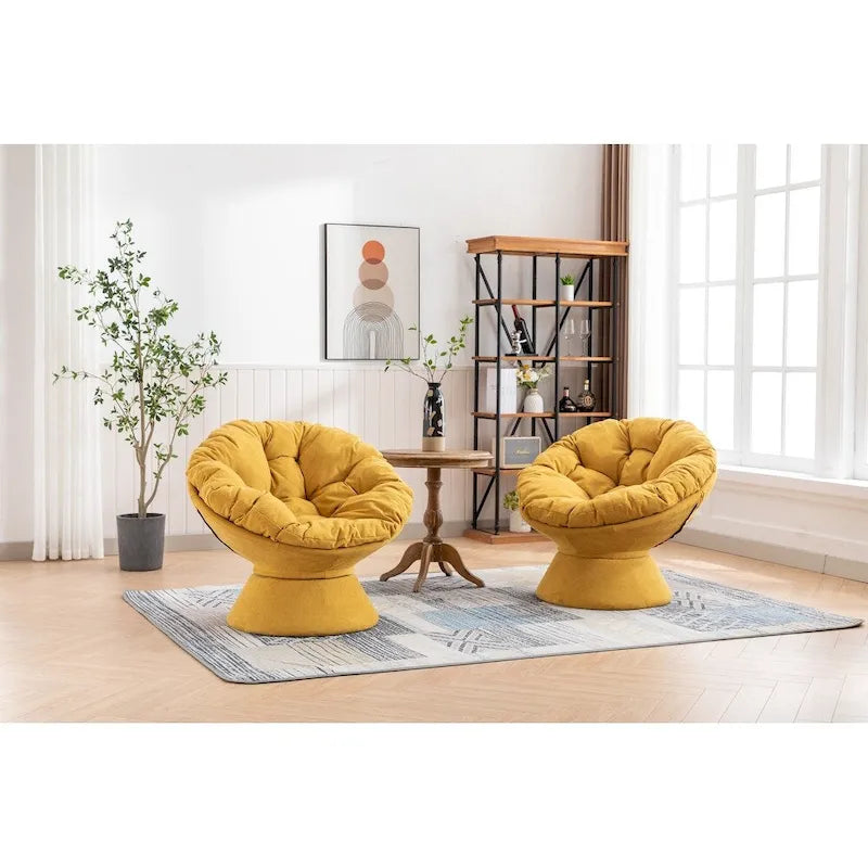 360 Swivel Barrel Chair Oversized Swivel Accent Chair