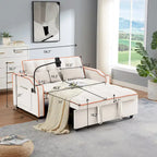 Divano letto estraibile moderno in velluto