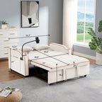 Divano letto estraibile moderno in velluto
