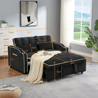Divano letto estraibile moderno in velluto