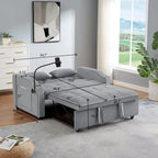 Divano letto estraibile moderno in velluto