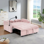 Divano letto estraibile moderno in velluto