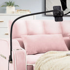 Divano letto estraibile moderno in velluto