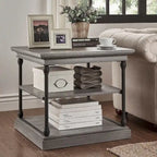 Barnstone Cornice Accent Storage Side Table by iNSPIRE Q Artisan