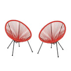 Christopher Knight Home Anson sedie a dondolo moderne da esterno (set da 2)