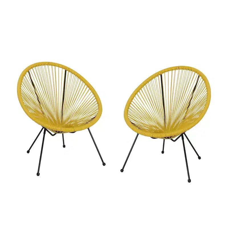 Christopher Knight Home Anson sedie a dondolo moderne da esterno (set da 2)