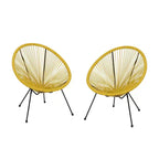 Christopher Knight Home Anson sedie a dondolo moderne da esterno (set da 2)