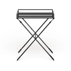 Silver Orchid Jalabert Arrow Metal Accent Table - 21x14x26