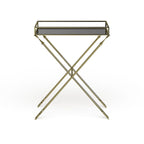Silver Orchid Jalabert Arrow Metal Accent Table - 21x14x26
