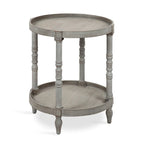 Kate and Laurel Bellport Round Wood Side Table