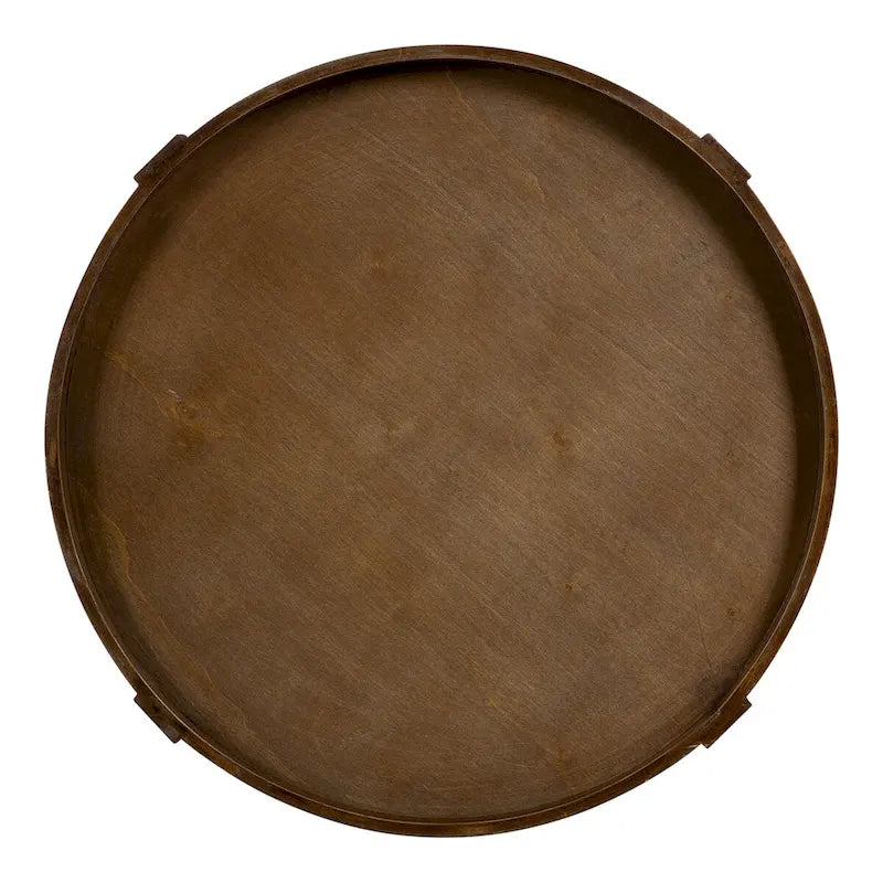 Kate and Laurel Bellport Round Wood Side Table