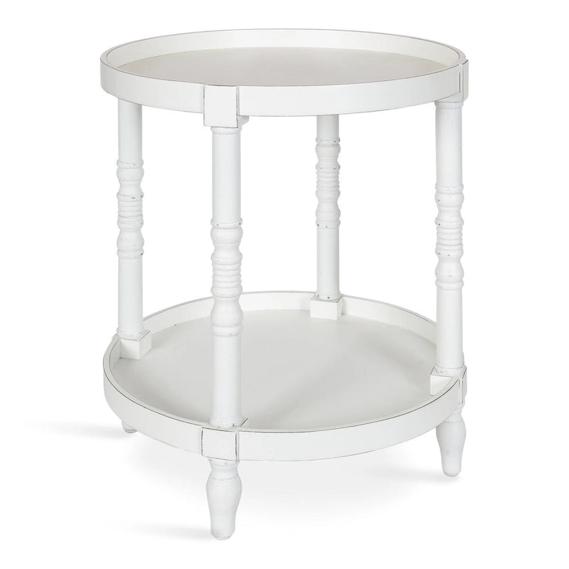 Kate and Laurel Bellport Round Wood Side Table
