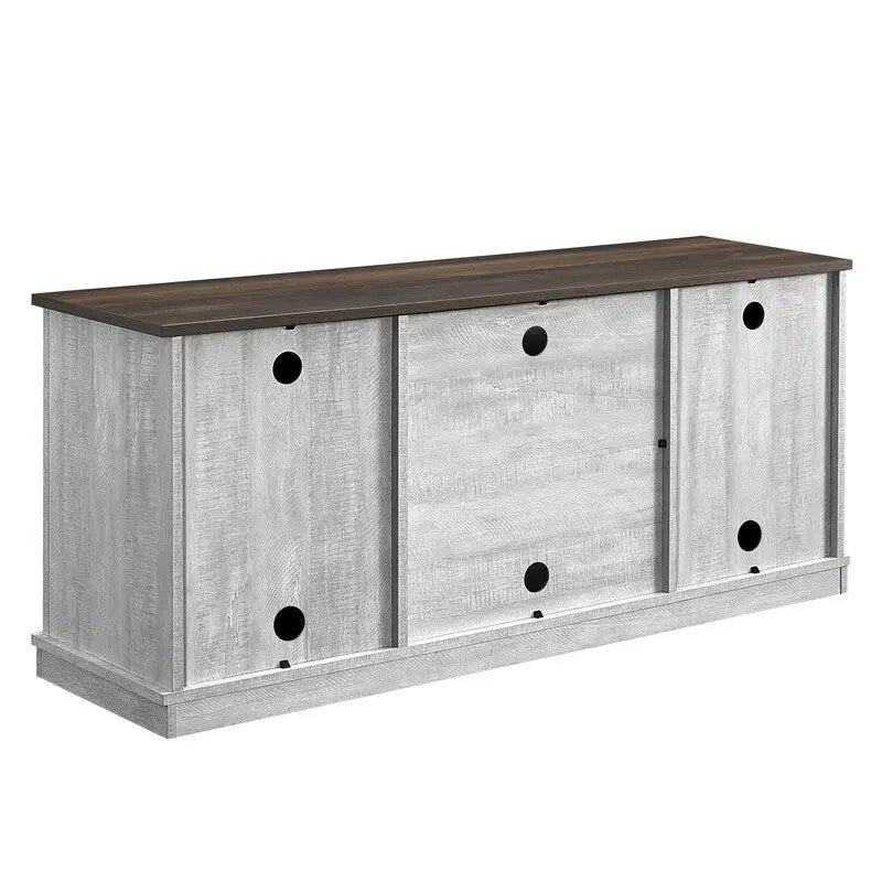 68 inch Rustic Barn Door TV Stand for TVs up to 75 Inches