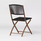 Purcell Patio Folding Chair Black - Threshold