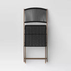 Purcell Patio Folding Chair Black - Threshold