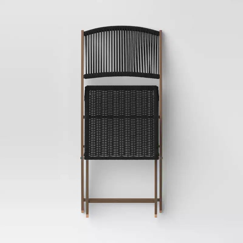Purcell Patio Folding Chair Black - Threshold