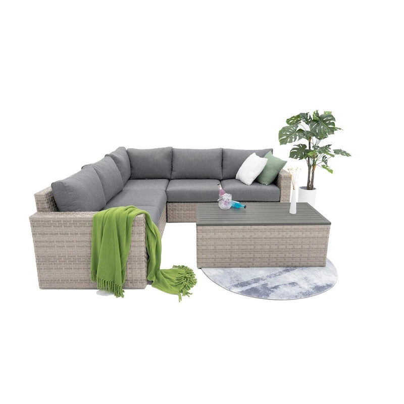 Avalon Bay 6-piece Deep Seating Sectional