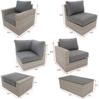 Avalon Bay 6-piece Deep Seating Sectional