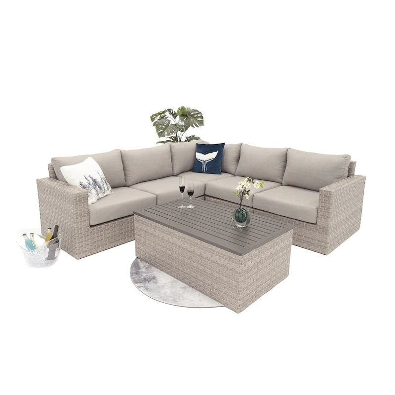 Avalon Bay 6-piece Deep Seating Sectional