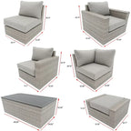 Avalon Bay 6-piece Deep Seating Sectional