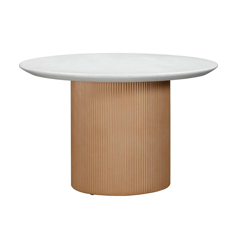 Rose Faux Indoor / Outdoor Round Concrete Dining Table
