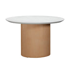Rose Faux Indoor / Outdoor Round Concrete Dining Table
