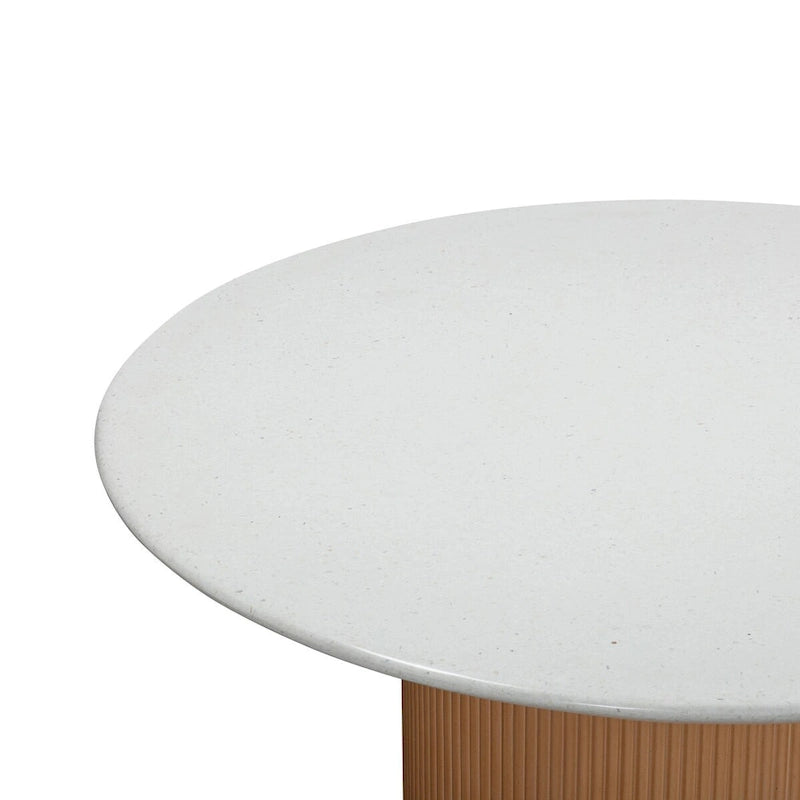 Rose Faux Indoor / Outdoor Round Concrete Dining Table