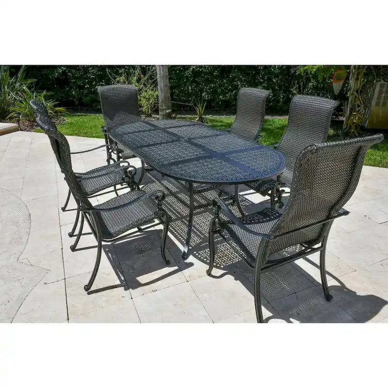 Windermere Oval Patio Dining Table - N/A