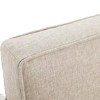 Christopher Knight Home Mysti Sedia da club moderna da esterno in alluminio con cuscini (set da 2), Grigio/Beige