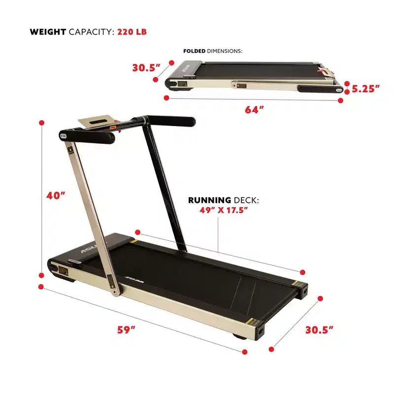 Tapis Roulant Motorizzato Pieghevole ASUNA Slim