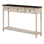 Console Table Sofa Table with Drawers for Entryway