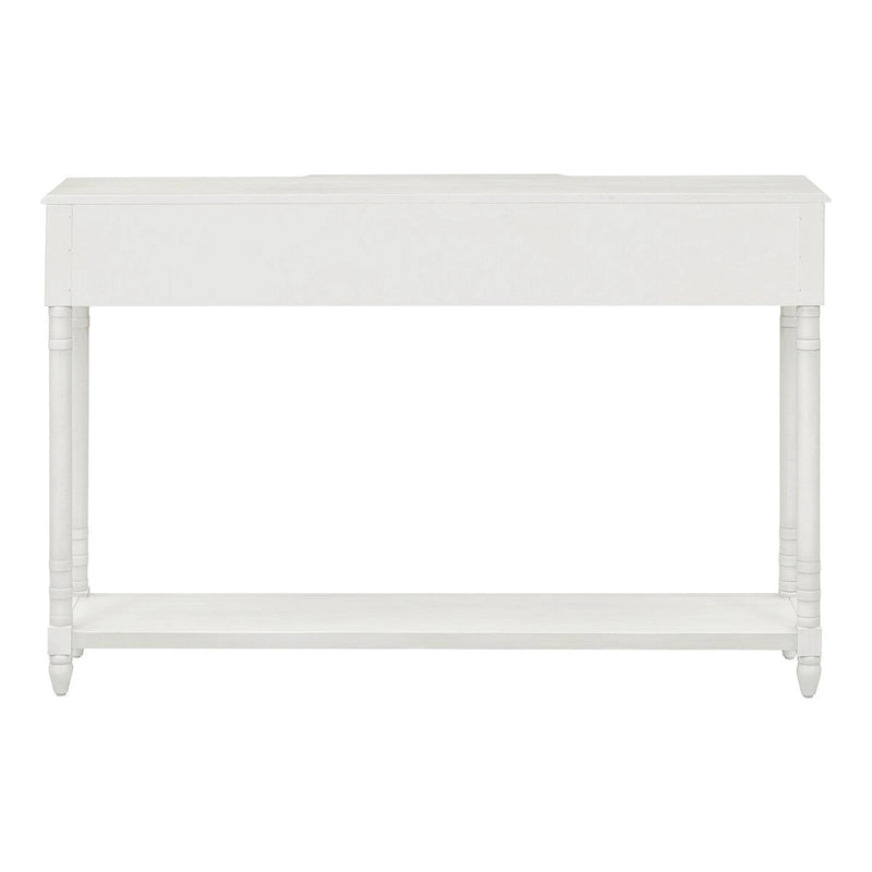Console Table Sofa Table with Drawers for Entryway