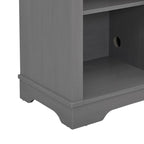 70-inch Extra-Wide Rustic TV Stand for 80 TVs - Natural Wood Finish