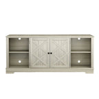 70-inch Extra-Wide Rustic TV Stand for 80 TVs - Natural Wood Finish