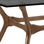 Nadine Mid-Century Dark Walnut Finish Rectangular Dining Table by iNSPIRE Q Modern