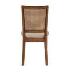 Eleanor Beige Linen Rattan Dining Chairs (Set of 2) by iNSPIRE Q Classic