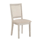 Eleanor Beige Linen Rattan Dining Chairs (Set of 2) by iNSPIRE Q Classic