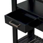 Modern Console Table with 4 Drawers and 2 Shelves