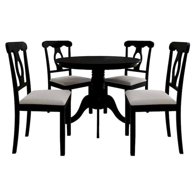 Set da pranzo di 5 pezzi in legno CraftPorch Mid-Century
