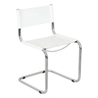 Sedia a sbalzo Mart Stam Breuer Chair Company con struttura cromata (vari colori di ecopelle)