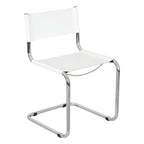 Sedia a sbalzo Mart Stam Breuer Chair Company con struttura cromata (vari colori di ecopelle)