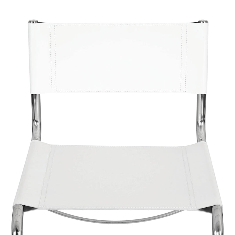 Sedia a sbalzo Mart Stam Breuer Chair Company con struttura cromata (vari colori di ecopelle)
