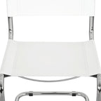 Sedia a sbalzo Mart Stam Breuer Chair Company con struttura cromata (vari colori di ecopelle)