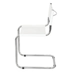 Sedia a sbalzo Mart Stam Breuer Chair Company con struttura cromata (vari colori di ecopelle)