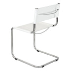 Sedia a sbalzo Mart Stam Breuer Chair Company con struttura cromata (vari colori di ecopelle)